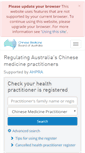 Mobile Screenshot of chinesemedicineboard.gov.au